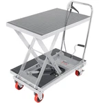 Hydraulic Lift Table Cart, 500lbs Capacity 28.5" Lifting Height, Manual Single S. Fixed Price $330.82.