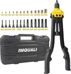Imquali 16" Hand Rivet Nut Tool Kit With 13 Metric & Sae Mandrels,130pc Nuts Set. Fixed Price $104.01.