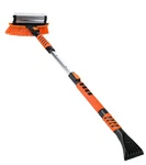 Ajimy 42in 3-in-1 Snow Brush Ice Scraper Car Windshield Extending Heavy Duty Sno. Fixed Price $63.96.