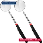 Copkim 2 Pcs Telescoping Inspection Mirrors, Mechanics Mirror Tool With Long Han. Fixed Price $17.48.