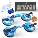 Fierce Animal Factory Glass Suction Cups To Lift Large Blue Camouflage. Fixed Price $44.04.