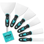 Putty Knife Set 6pcs 1 1.5 2 3 4 5 Inch Spackle Tools Professional Grade New. Fixed Price $10.10.
