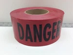 Empire Danger Barricade Tape 77-1004 3" X 1000ft Red Black. Fixed Price $13.19.
