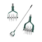 Yeelor Rotary Cultivator Garden Tool, Manual Tiller With Durable Aluminum Gea.... Fixed Price $33.74.