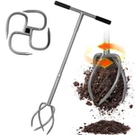 Walensee Upgrade Twist Tiller Manual Hand Garden Claw Cultivator With .... Fixed Price $52.23.