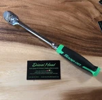 *new* Snap On Tools Fhl100 3/8" 100 Tooth Green Soft Grip Ratchet. Fixed Price $196.34.
