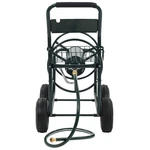 Garden Hose Trolley Patio Reel Cart With 1/2" Connector Steel Vidaxl. Fixed Price $144.99.