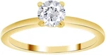 1/2 Ctt Round Igi Diamond 14k Solid Yellow Gold Solitaire Ring Size 7 (g-h,i2 ). Fixed Price $1391.19.