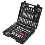 Skyshalo Socket Set Drive And Ratchet Mechanic Tool Kit. Fixed Price $81.30.