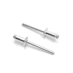 Ispinner 100pcs 3/16" X 3/8" Aluminum Blind Rivets, 4.8 3/8", Silver. Fixed Price $12.37.