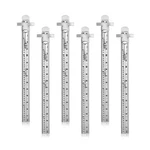 6 Pcs Pocket Ruler With Detachable Clips, Precision Ruler, Metric Rule.... Fixed Price $14.76.