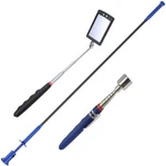 20lb Magnetic Retractable Pickup Tool,telescoping Inspection Mirror, Blue. Fixed Price $23.17.