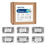 Vmuter 469pcs Sae Rivet Nuts Kits, 304(18-8) Stainless Steel Flat Head Rivnut.... Fixed Price $44.71.