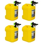 Scepter Smartcontrol Rear Handle Diesel Gas Jug, 5 Gal/18.9l, 4 Pack, Yellow. Fixed Price $107.99.