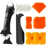 3 In 1 Silicone Caulking Tools Stainless Steelhead), 12pack, Caulk 12pcs. Fixed Price $14.49.