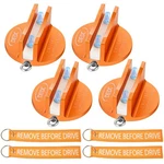Magnetic Jack Pad 4 Pcs With Reminder Streamers Dedc Universal Aluminum Grooved. Fixed Price $89.99.