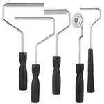 Fviexe Fiberglass Roller Tools Kit Set Of 5, Bubble Paddle Tool Resin. Fixed Price $41.24.