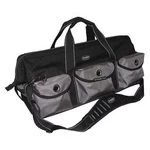 Bucket Boss Tool Bag, Black, Polyester, 29 Pockets. Fixed Price $116.00.