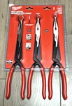 Milwaukee 3pc 13" Extra Long Reach Hose Puller Nose Pliers #48-22-6563. Fixed Price $175.76.
