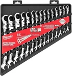 Milwaukee 48-22-9513 15pc Metric Flex Head Ratcheting Wrench Set Tool. Fixed Price $246.77.