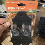 Owt Laredo Sunset 4 In. X 12-gauge Galv. St. Rafter Clip Angle Brackets (2-pack). Fixed Price $15.95.