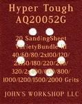 Hyper Tough Aq20052g - 17 Different Grits 20 Sheet Variety Bundle Iii. Fixed Price $19.99.