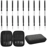 Linkstyle 18pcs Upgraded Terminal Removal Tool Kit, Pin 5.9x4.3x1.2in, Black. Fixed Price $14.76.