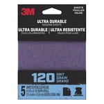 3m Ultra Durable Power Sanding 1/4 Sheet, 120 Grit, 1/4sht5pk120, 5 Pk. Fixed Price $11.68.