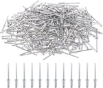 200pcs 1/8" X 3/8" Aluminum Body Steel Mandrel Dome Head Blind Rivets Set For Sh. Fixed Price $15.95.