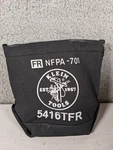 Klein Tools Black Canvas Lineman Bag Pouch Holder Fr Nfpa-701 5416tfr. Fixed Price $19.99.