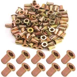 100pcs #10-32 Rivet Nuts Carbon Steel Rivnut Flat Head Threaded Insert Nut Kn. Fixed Price $12.74.