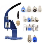 Snap Press Machine And Die Set, 4 Button Dies Manual Hand. Fixed Price $118.00.