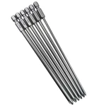 Wolfride 6pcs 1/4 Inch Hex Shank Long Phillips One Size, 150mm Head. Fixed Price $14.72.