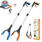 Rewkcy 32" Foldable Reacher Grabber Tool 2-pack, 360 Rotating Jaw & Magnet. Fixed Price $29.67.