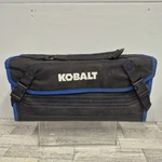 Kobalt Folding Tool Bag Utility Organizer Case Multi Pocket Blue Canvas Soft Box. Fixed Price $11.95.