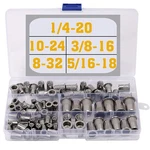 Stainless Steel Rivet Nuts Kit #8-32#10-24 1/4"-20 5/16"-18 3/8"-16 Threaded .... Fixed Price $27.16.