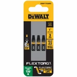 Flextorq T20 Torx Impact Driver Bits, 1/4 X 1 In., 3-pk. - Dwaf1tx20ir3. Fixed Price $12.84.