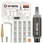 Rivet Nut Installation Tool Set Flat Head Rivnut Threaded Insert Kit Sae .... Fixed Price $38.28.