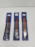 Pfeil Swiss Made Double Bevel And Left Right Hand Marking Knives. Fixed Price $100.00.