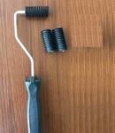 3pcs 3/4" X 2" Fiberglass Laminating Roller Quick Release Change Bubble.... Fixed Price $23.38.