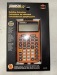 Johnson Building Calculator Calc- New. Fixed Price $24.50.