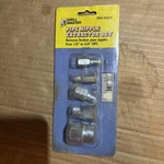 Drill Master Pipe Nipple Extractor Set: Removes Broken Nipples 1/8"-3/4". Fixed Price $23.00.
