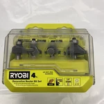 Ryobi Decorative Router Bit Set 4 Piece A25rs42 Max 30000 Rpm/min. Fixed Price $20.89.