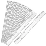 Eboot 20 Pack Clear Plastic 12 Inch Straight Flexible Ruler With Inches. Fixed Price $10.43.