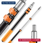 Vevor Telescopic Extension Pole, 2-4 Ft Multi-purpose Extendable Sturdy Al. Fixed Price $40.77.