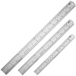 Zztx Metal Straight Edge Ruler Stainless Steel 6 Inch 12 Set Of 3. Fixed Price $14.69.