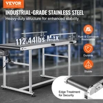 Belt Conveyor, 59 X 23.6 Inch Conveyor Table, Heavy Duty Stainless Steel Motori. Fixed Price $704.05.