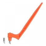 Uxcell Craft Cutting Tools, 360 Degree Rotating Blades Stainless Steel Orange. Fixed Price $12.29.