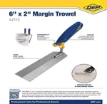 Qep 42112 Flat Steel Margin Trowel 2 H X W 6 L In. With Grip Handle. Fixed Price $12.99.