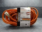 Ridgid 50 Ft Heavy Duty Indoor/outdoor Extension Cord W/ Lighted End Orange/grey. Fixed Price $46.99.
